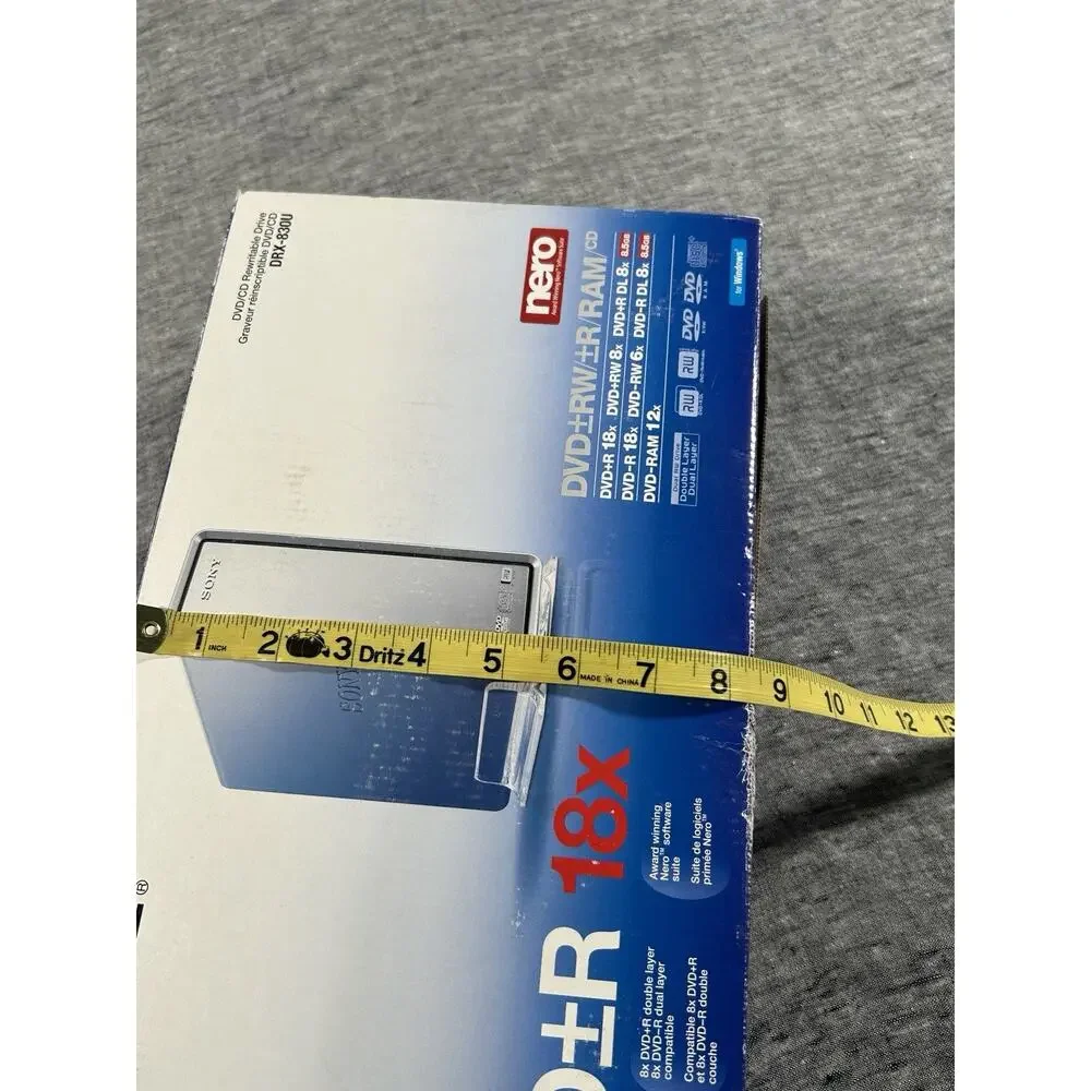 SONY Nero DRX-830U DVD/CD Rewritable Drive DVD R 18x Windows Computer Hardware